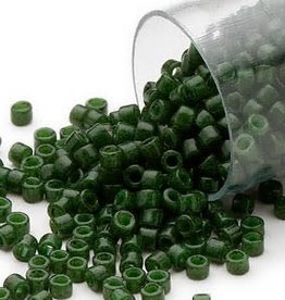 Miyuki Delica #11  Opaque Jade Green Db0663     7.5gms
