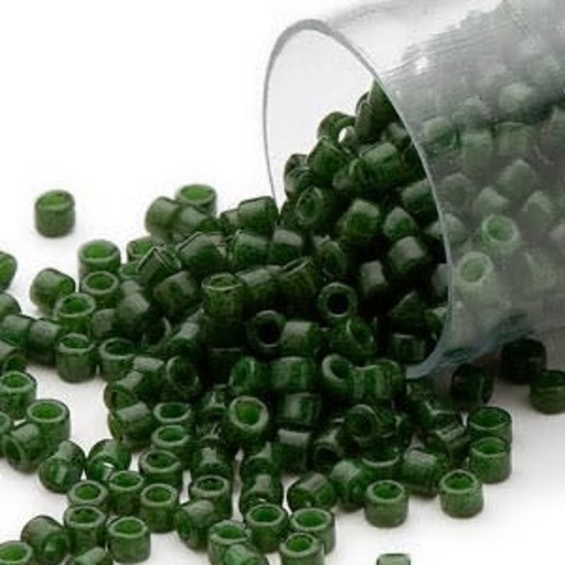 Miyuki Delica #11  Opaque Jade Green Db0663     7.5gms