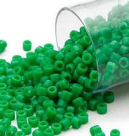 Miyuki Delica #11  Opaque Kelly Green Db0655      7.5gms