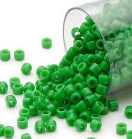 Miyuki Delica #11  Opaque Pea Green Db0724    7.5gms