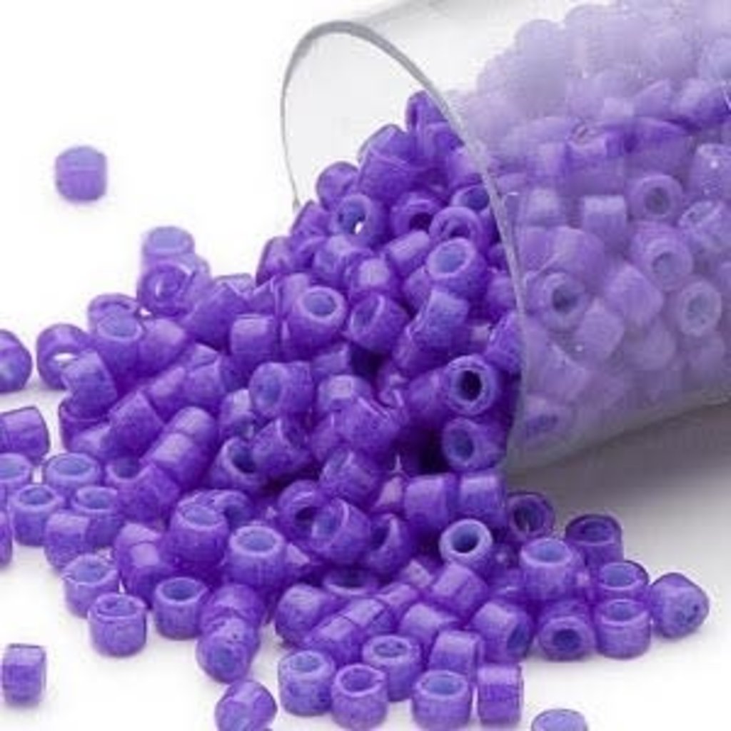 Miyuki Delica #11   Opaque Purple Db0661     7.5 gram vial