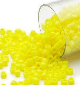 Miyuki Delica #11  Opaque Yellow Db0721    7.5gms
