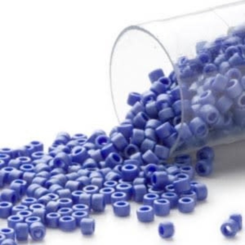 Miyuki Delica #11Opaque Matt Luster Medium  Blue Db0361 7.5gms