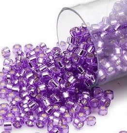 Miyuki Delica  #11 Silver-Lined Purple Db1347 7.5 gram vial