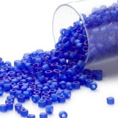 Miyuki Delica #11 Transparent  Matte Blue Db0748   7.5gms