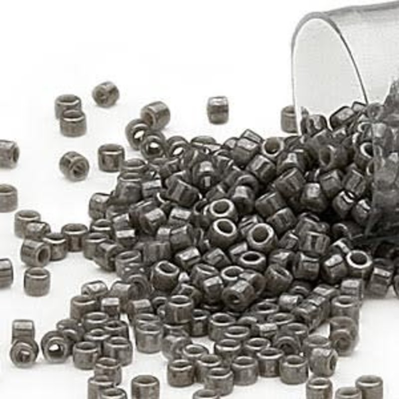 Miyuki Delica #11 Opaque Luster D Pewter Db0268      7.5gms