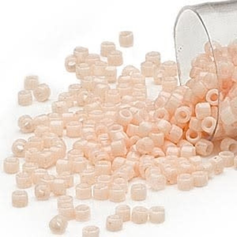 Miyuki Delica #11  Opaque Light Peach Db1492 7.5gms