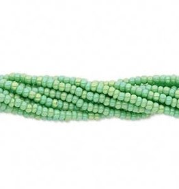 Preciosa Sb#11 Opaque Rainbow Mint Green/Hank - DC