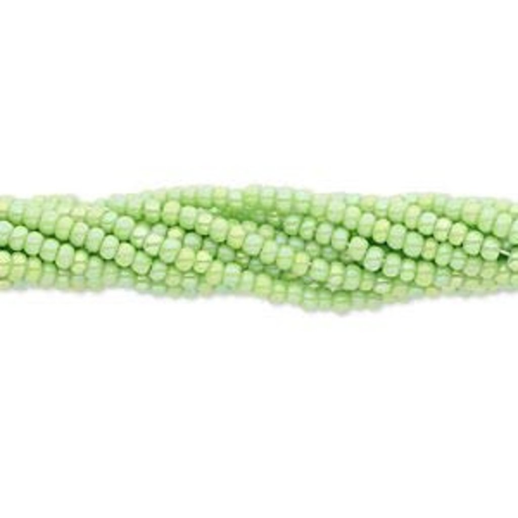 Preciosa Sb#11 Opaque Rainbow Lime Green/Hank - DC