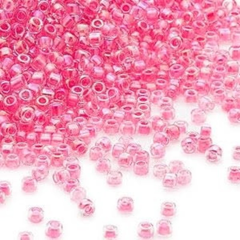 Preciosa Dyna-Mites #11 Trnsp Hot Pink Inside C-Rnbw 40gm pkg