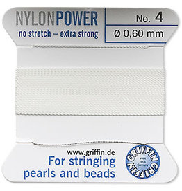 Nylon Thread Thread Nylon White #4 2Yd