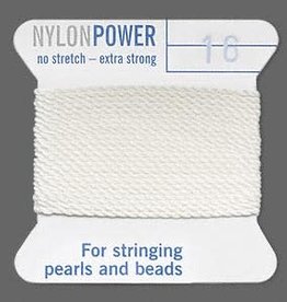 Nylon Thread Thread Nylon White #16 2Yd