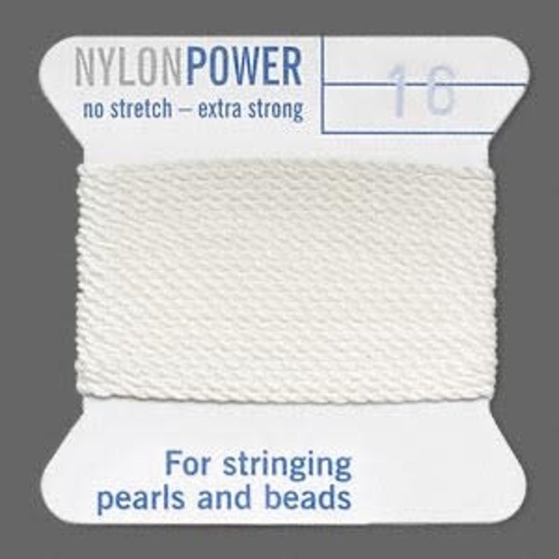 Nylon Thread Thread Nylon White #16 2Yd