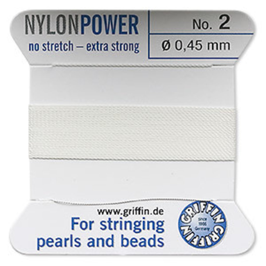 Nylon Thread Thread Nylon White #2 2Yrds