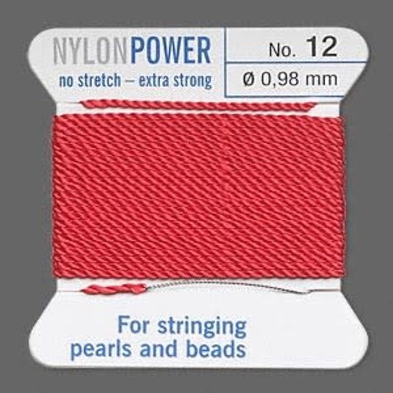 Nylon Thread Thread Nylon Red #12 2Yd