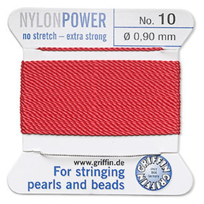 Nylon Thread Thread Nylon Red #10 2Yd