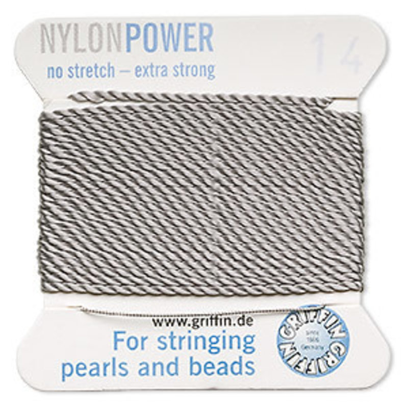 Nylon Thread Thread Nylon Grey #14 2Yd