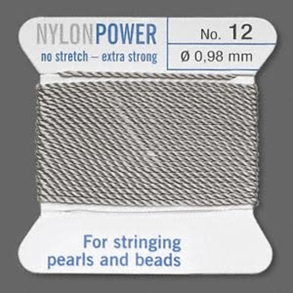 Nylon Thread Thread Nylon Grey #12 2Yd