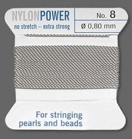 Nylon Thread Thread Nylon Grey #8 2Yrds