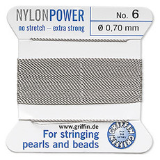 Nylon Thread Thread Nylon Grey #6 2Yrds
