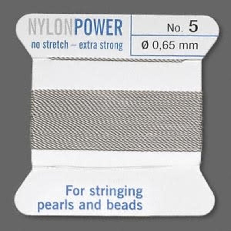 Nylon Thread Thread Nylon Grey #5 2Yrds