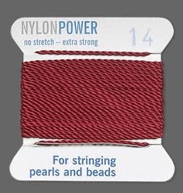Nylon Thread Thread Nylon Garnet Red #14 2Yrds