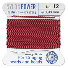 Nylon Thread Thread Nylon Garnet Red #12 2yd
