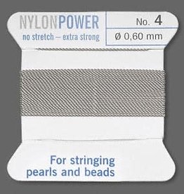 Nylon Thread Thread Nylon Grey #4 2Yd