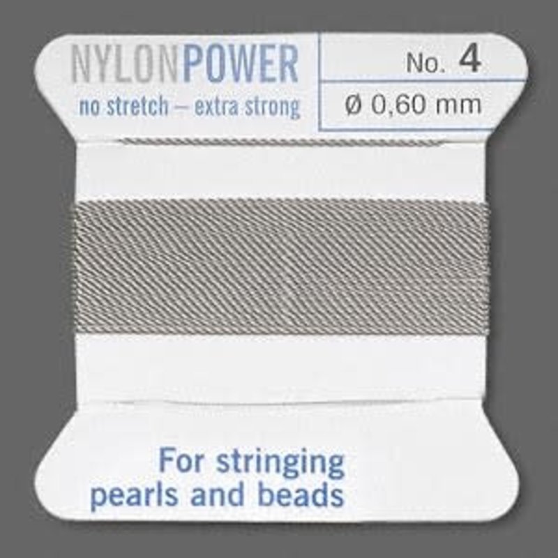 Nylon Thread Thread Nylon Grey #4 2Yd