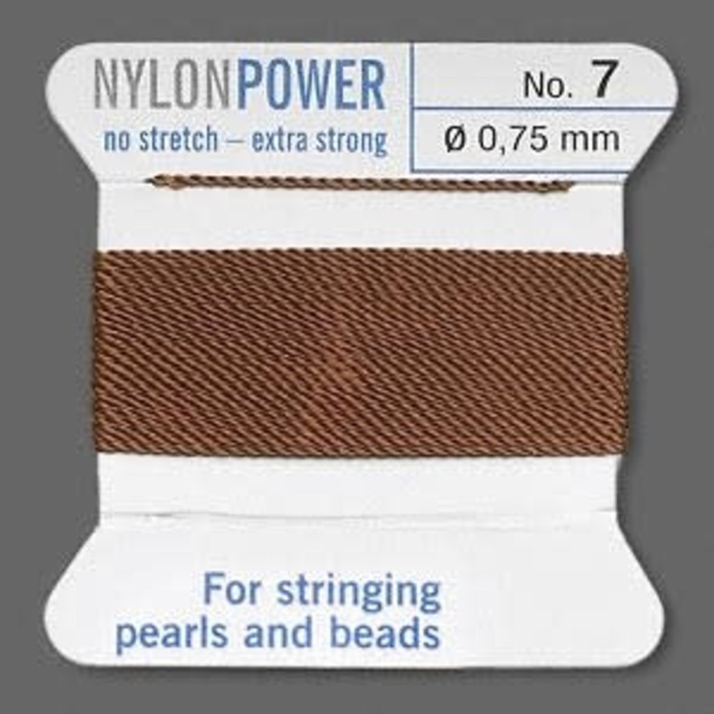 Nylon Thread Thread Nylon Brown #7 2Yrds