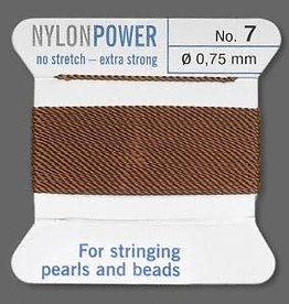 Nylon Thread Thread Nylon Brown #7 2Yrds