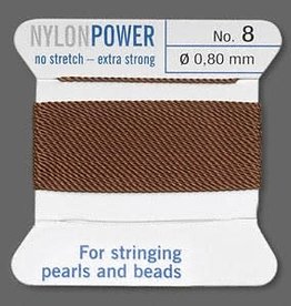 Nylon Thread Thread Nylon Brown #8 2Yrds