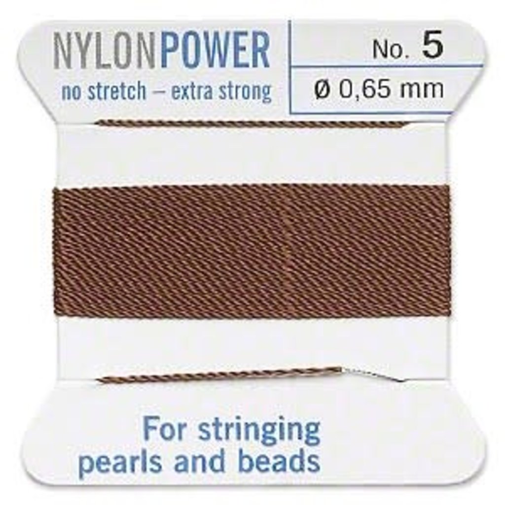 Nylon Thread Thread Nylon Brown #5 2Yrds