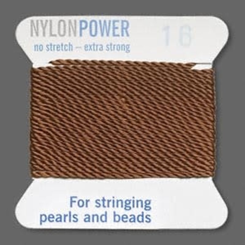 Nylon Thread Thread Nylon Brown #16 2Yrds