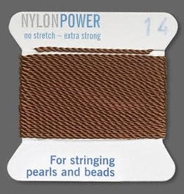 Nylon Thread Thread Nylon Brown #14 2Yrds