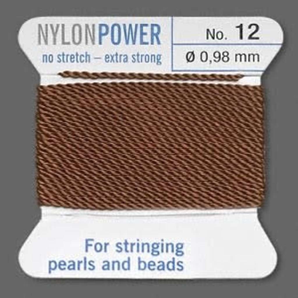 Nylon Thread Thread Nylon Brown #12 2Yrds