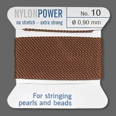 Nylon Thread Thread Nylon Brown #10 2Yrds