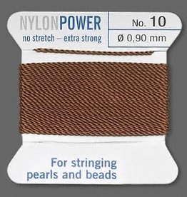 Nylon Thread Thread Nylon Brown #10 2Yrds
