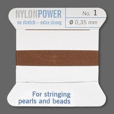 Nylon Thread Thread Nylon Brown #1 2Yrds