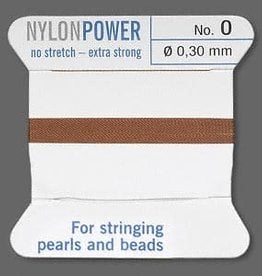 Nylon Thread Thread Nylon Brown #0 2Yrds