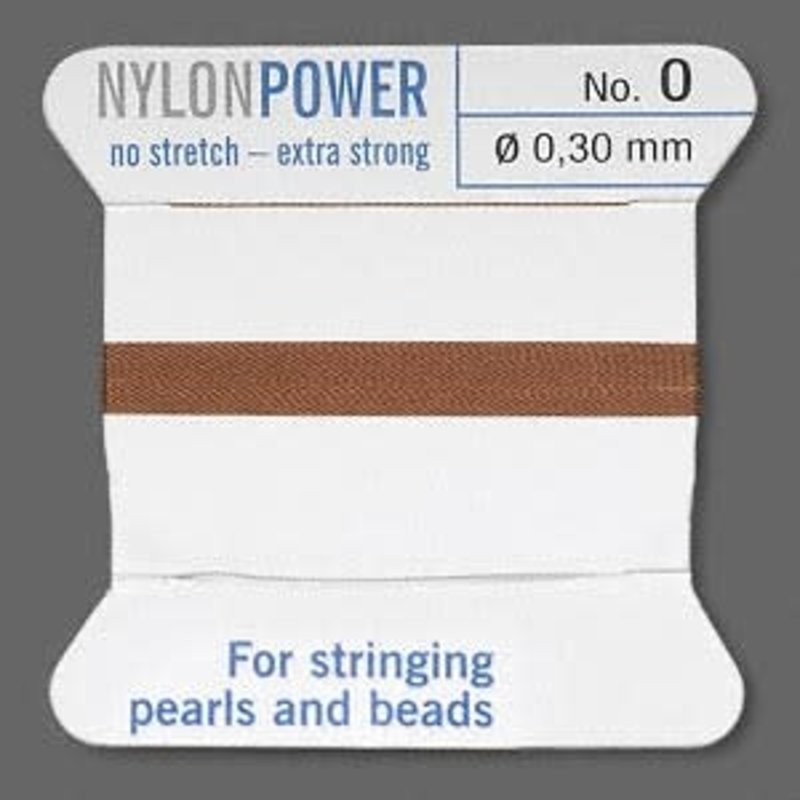 Nylon Thread Thread Nylon Brown #0 2Yrds