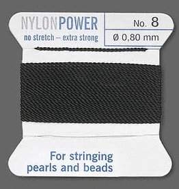 Nylon Thread Thread Nylon Black #8 2Yrds
