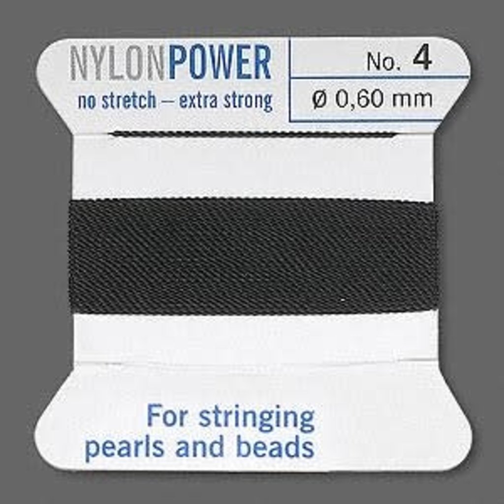 Nylon Thread Thread Nylon Black #4 2Yrds