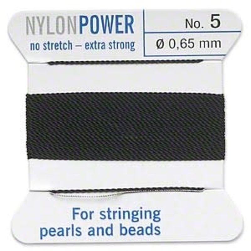 Nylon Thread Thread Nylon Black #5 2Yrds