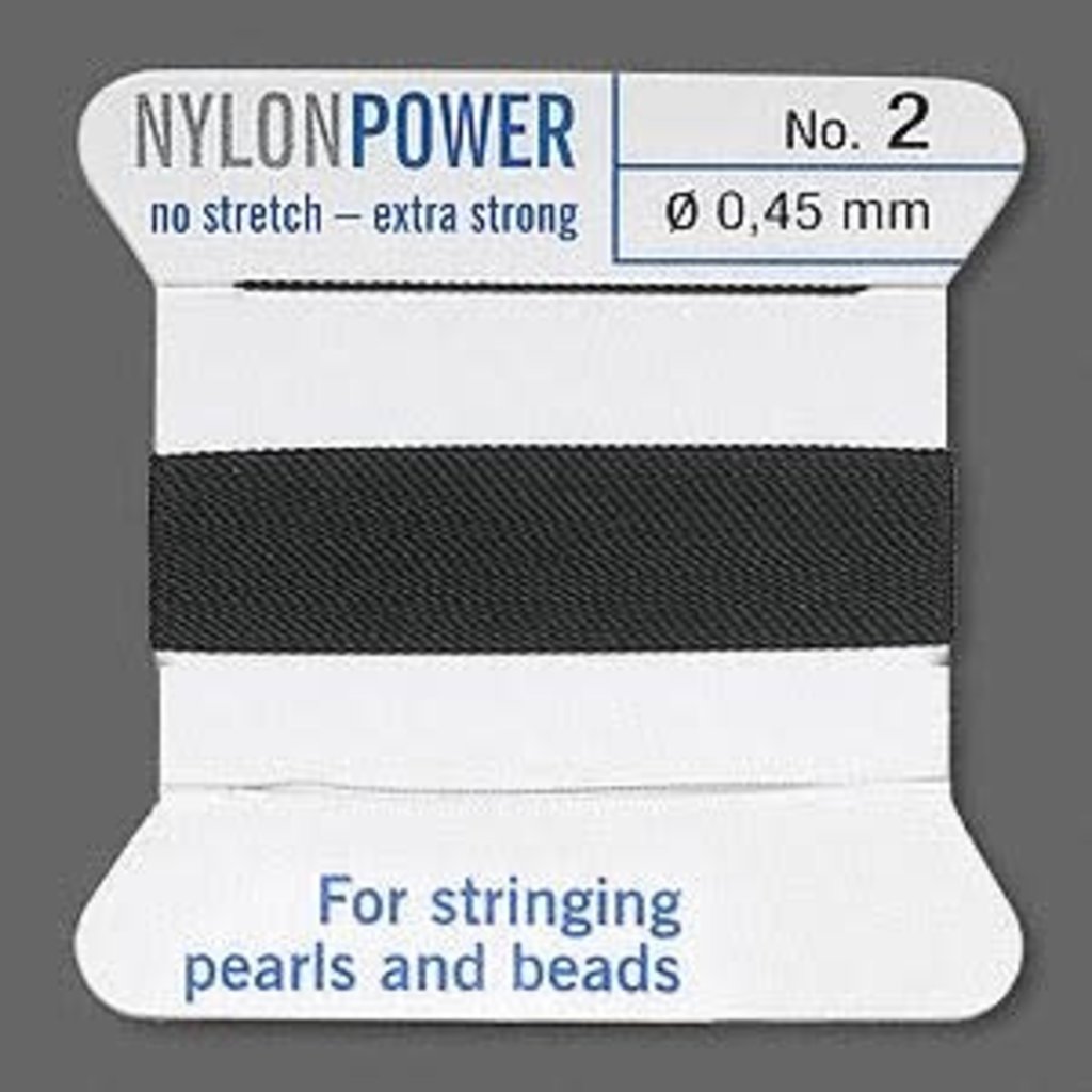Nylon Thread Thread Nylon Black #2 2Yrds