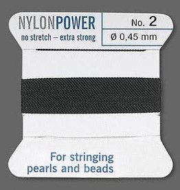 Nylon Thread Thread Nylon Black #2 2Yrds