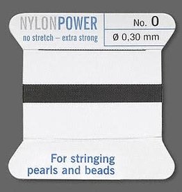 Nylon Thread Thread Nylon Black #0 2Yrds