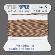 Nylon Thread Thread Nylon Beige #8 2Yrds