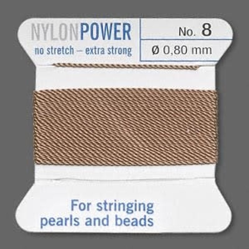 Nylon Thread Thread Nylon Beige #8 2Yrds