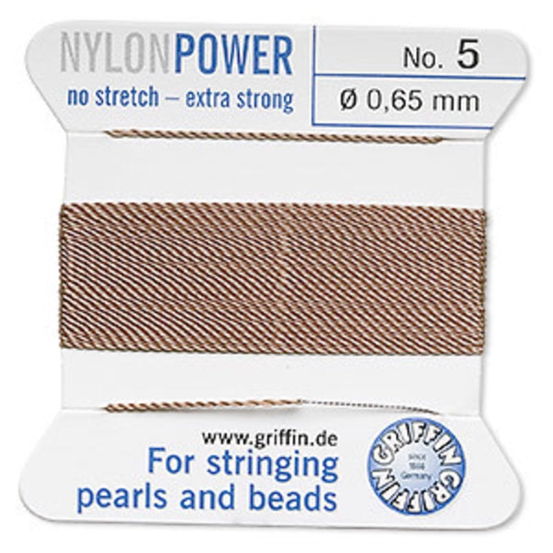 Nylon Thread Thread Nylon Beige #5 2Yrds